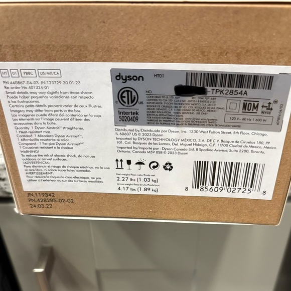 Dyson Airstrait Straightener – Brand New Sealed – Authentic - Picture 2 of 6